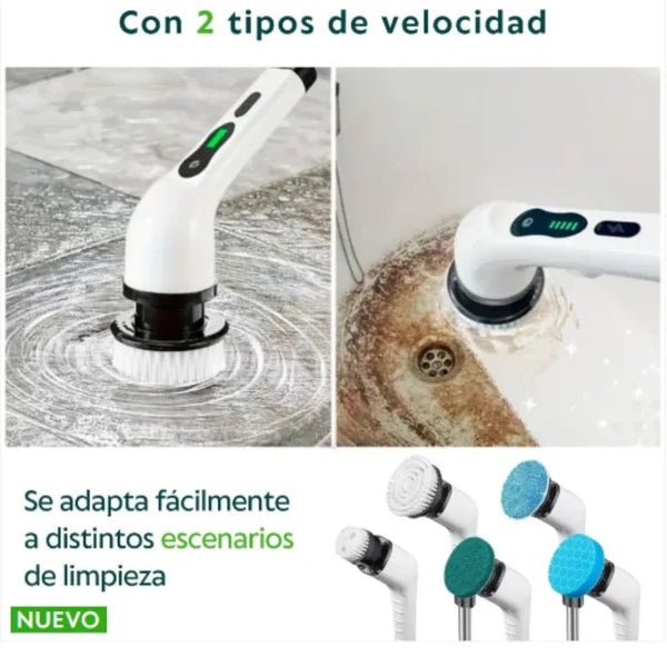 CEPILLO POTENTE DE LIMPIEZA 9 EN 1 - DISEÑO EUROPEO