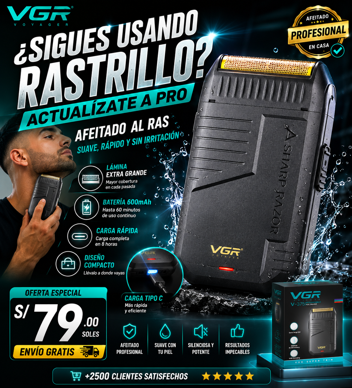 Shaver Americano Premium